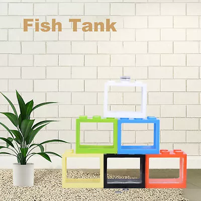 Fish Bowl Space-saving Exquisite Workmanship Goldfish Shrimp Small Fish Tank • $18.73