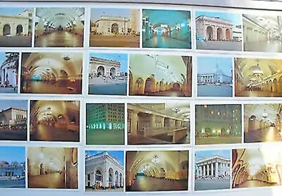 CCCP Russia Moscow  Metro Subway Underground Vintage Sooviet 12 Postcards • $6