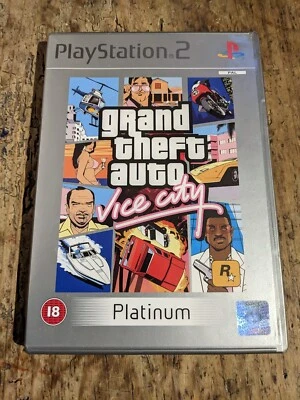 £4.99 • Buy Grand Theft Auto: Vice City Platinum Edition (Sony PS2) Complete With Manual 