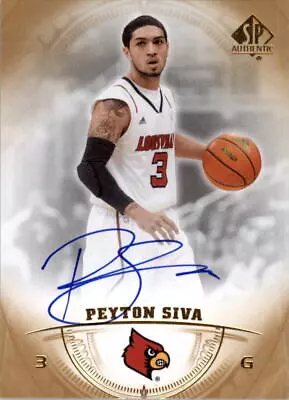 2013-14 SP Authentic Autographs #45 Peyton Siva C Auto - NM-MT • $10