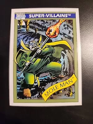 1990 Impel Marvel Universe Series 1 Mole Man #68 Trading Card • $1