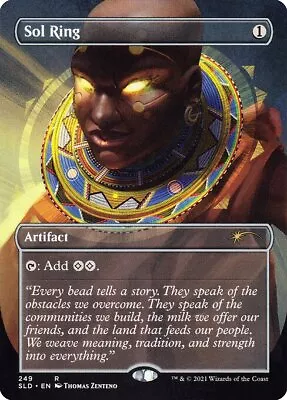 Sol Ring (#249) - Foil Extended Art Secret Lair NM MTG • $14.19