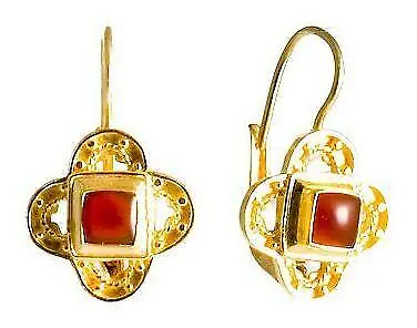 Byzantine Carnelian Earring: Museum Of Jewelry • $94.95