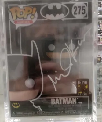 Funko POP Batman Michael Keaton Signed  • $800