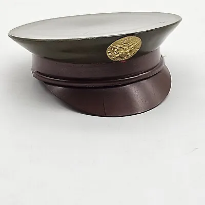 1940s HENRIETTE: FIGURAL MILITARY HAT Lady's Army Wife Powder Compact Rare WWII • $90