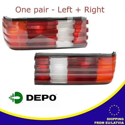 Pair Of Tail Lamp Units Left + Right Fits MERCEDES S-Class W126 1979-1991 DEPO • $250
