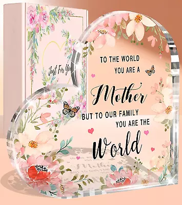 New Mother Gifts From Daughter Son Paper Weight Gift For Her Birthday Mom Love • $15.84