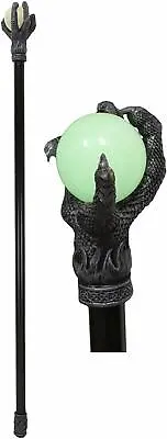 $40.99 • Buy Ebros Grip Of Fire Dragon Claw Glow In The Dark Decor Prop Walking Swagger Cane