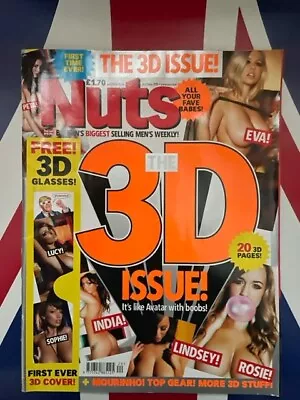 £16.99 • Buy Nuts !! Magazine 21st - 27th May 2010 The 3D Issue With 3D Glasses! Rosie Jones