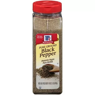 McCormick Pure Ground Black Pepper 16 Oz Pepper & Peppercorns • $14.24