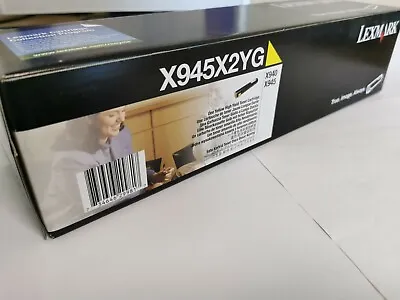 Genuine Original Lexmark X945X2YG Yellow Toner Cartridge Free Delivery  • £12.95