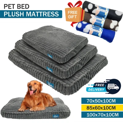 Pet Bed Dog Calming Washable Soft Warm Plush Mattress Cushion Extra Large 3 Size • $39.99