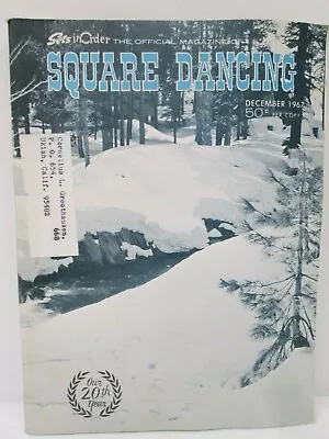 Vintage Square Dancing Magazine December 1967 Sets In Order • $14.95