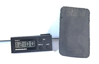 Vintage Sparkomatic LED Digital Clock Vintage 70s 80s Auto Travel Accessory • $19.01