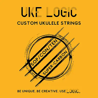 $27.50 • Buy UKE LOGIC Sop/Con/Ten  HARD TENSION  SW Low G Ukulele Strings - Pink Carbon