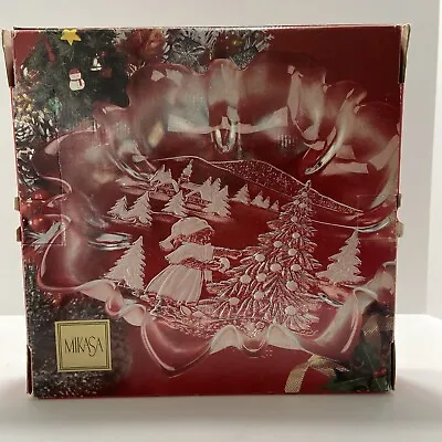 Mikasa Christmas Story Berry Serving Platter 13 1/2  SA271/313 Christmas Holiday • $32.39