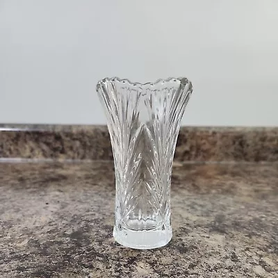 Mikasa Accent Bud Vase 5  Clear Crystal Cut Glass • $5.99