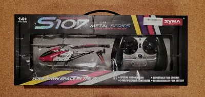 Syma S107 Red Radio Control Mini Helicopter  Metal Series - NEW • $15