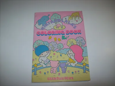 Vintage 1981 SANRIO Little Twin Stars Kiki And Lala's Coloring Book JAPAN • $20