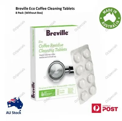 Breville Eco Coffee Residue Cleaner (8 Tablets) Espresso Machine Cleaning Tablet • $14.90
