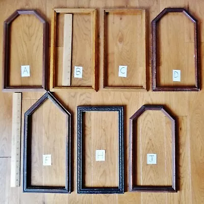 Choice Of 1 Hardwood Kitchen Mantel Clock Door - Antique Part • $11.62