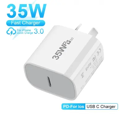 35W USB Type-C Wall Adapter Fast Charger PD Power For IPhone 15 14 13 Pro IPad • $18.99