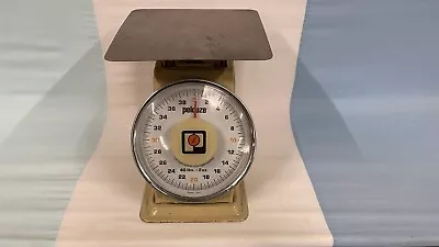 Vintage Pelouze Model 840 Tabletop Scale Temperature Compensated 0-40lbs Scale • $185