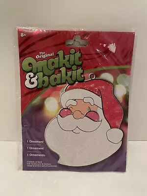 American Crafts The Original Makit & Bakit 'Santa' Christmas Ornament Craft Kit • $15.90