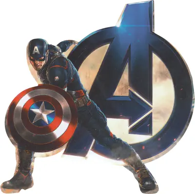  Sticker - Captain America Avengers A Marvel Comic Superhero 3.5  Decal #5681  • $5.50