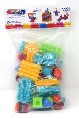 $20 • Buy Bristle Blocks By Battat Basic Builder Set 112 Pieces 2+ – PIECES MAYBE MISSING