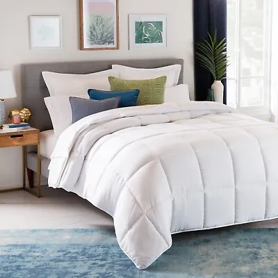 Linenspa Comforter Duvet Insert Down Alternative Box Stitched - Reversible • $39.99