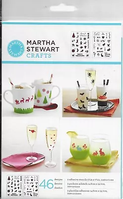 MARTHA STEWART CRAFT ADHESIVE STENCILS 5.75  X 7.75  #32307 TYPEWRITER • $8.95