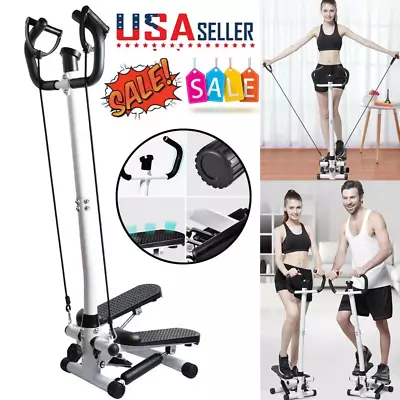 Fitness Workout Exercise Air Stair Stepper Machine Cardio Equipment Handle Bar • $39.98