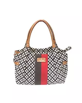 Pre Loved Kate Spade Canvas Leather Handbag For Women  -  Shoulder Bags  - Grey • $555