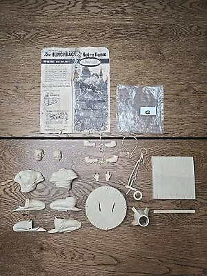 The Hunchback Of Notre Dame Aurora Vintage 1963 Complete Model Kit W Instruction • $349.99