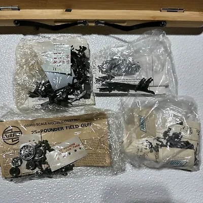 WW2 Style 1/72 Miniature Soldiers Unpainted Various Poses Colors - Lot 4 Bags • $24.82