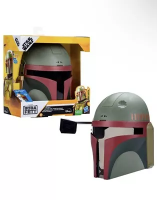 Star Wars Boba Fett Electronic Mask Sound Effects Star Wars Mandalorian Helmet • $28.99