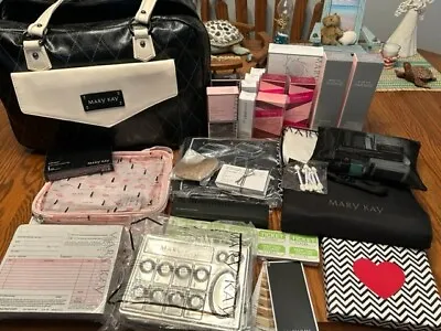 HUGE Mary Kay Consultant & Makeup Lot Bag Filled With Over 50 Misc. Items! • $550