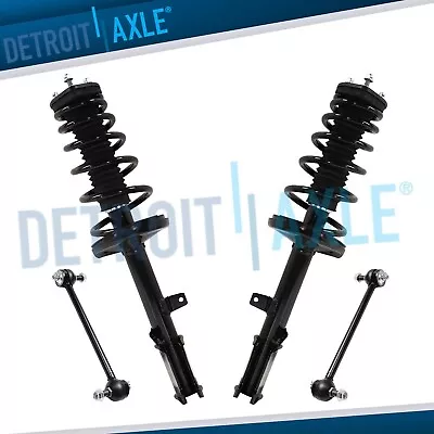 FWD Rear Struts W/Coil Spring + Sway Bar Links For 2009 2010 - 2012 Toyota Venza • $170.88