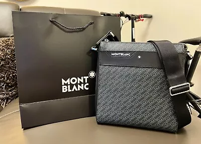 Montblanc M_Gram 4810 Blue Medium Cross Body Bag • $420