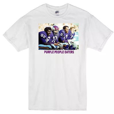 Minnesota Vikings  Purple People Eaters  Defense Football Jersey White T-shirt • $19.99