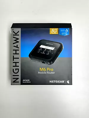 NETGEAR Nighthawk M6 Pro 5G WiFi Mobile Router (MR6500) • $850