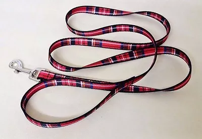 TARTAN DOG LEAD (**1.5M Long**) BEAUTIFUL SOFT SUPERIOR QUALITY WEBBING'+) • £4.32