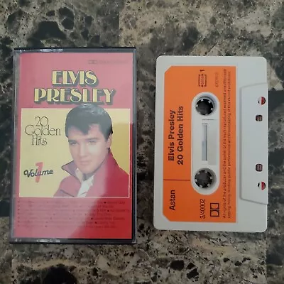 Elvis Presley 20 Golden Hits Vol. 1 Cassette ASTAN 340002 Hound Dog Tutti Frutti • $6.76