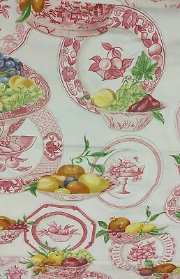 Vintage 1992 Jane Churchill Ltd Still Life Curtain Fabric 3m  • £45