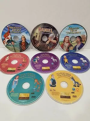 Nest Animated Hero Old/New Testament Living Scriptures Lot Of 8 Discs Only NEW • $14.99