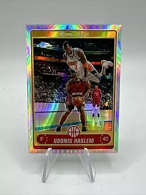 2007 Topps Chrome Refractor Udonis Haslem #79 • $6.99