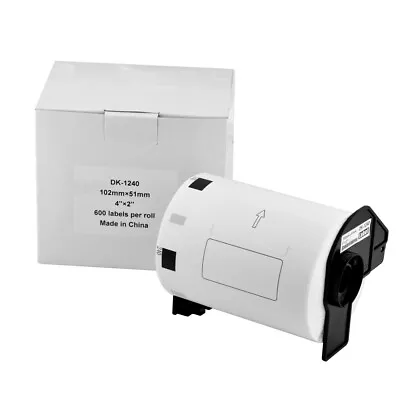 1Roll 4 X2  Large White Paper Multi-purpose Labels DK-1240 For Brother QL-1100 • $13.99