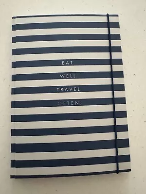 Travel Notes Organiser Planner From Kikki K (Hardcover Navy & White Stripes NEW • $10