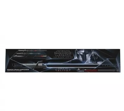 Star Wars The Black Series Mandalorian DarkSaber Force FX Elite LightSaber • $395.50